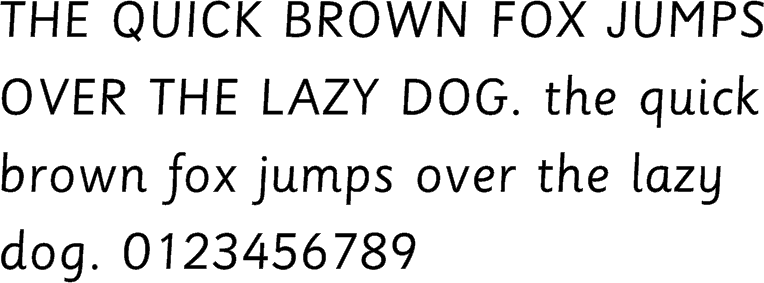 sassoon primary type font